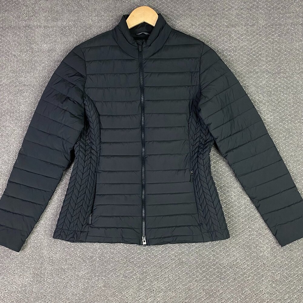 KJUS Macuna Insulation Jacket Down Puffer Women's 40 L Black Quilted Black